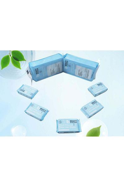 BEAUTY SYSTEM Small Wet Wipes for Personal Use and Travel from Beauty System, 48 Wipes