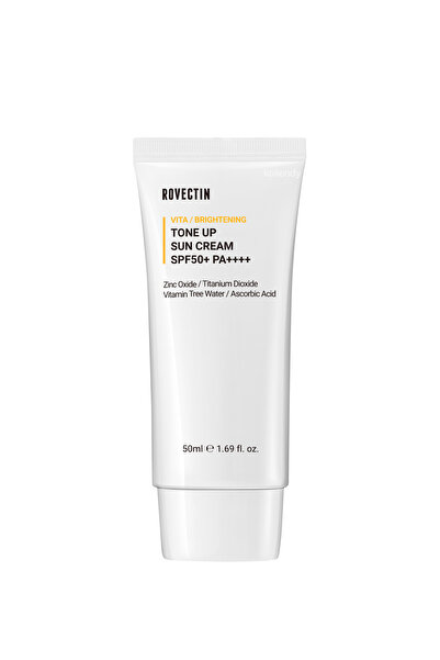 Rovectin Vita Tone Up Sun Cream SPF 50+ PA++++ - Ton Eşitleyici, Vitamin Ağac...