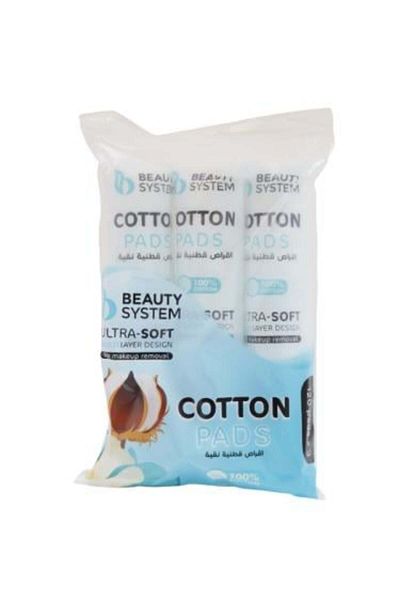 BEAUTY SYSTEM Beauty System 100% Pure Cotton Pads, 120 Pads x 3
