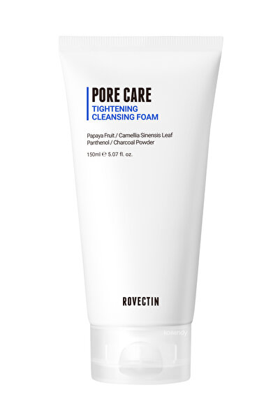 Rovectin Pore Care Tightening Cleansing Foam - Gözenek Karşıtı, Ölü Deri Arın...