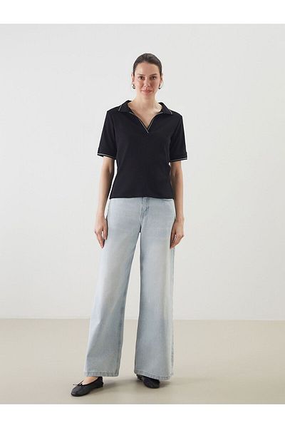 LC Waikiki Polo Neck Women's Crop
