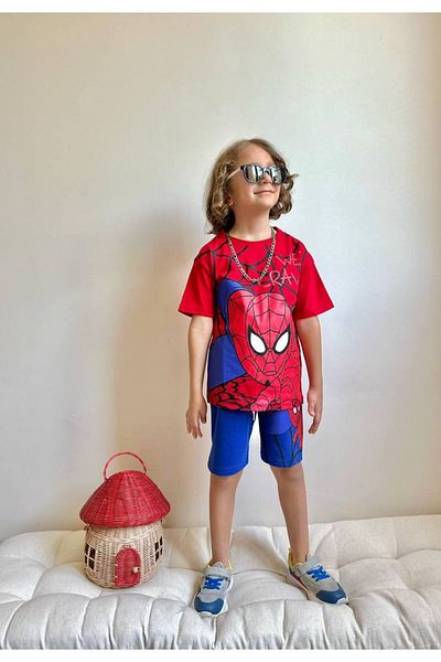 Jolly Kids Boy's Printed Shorts Suit 3-10 Years