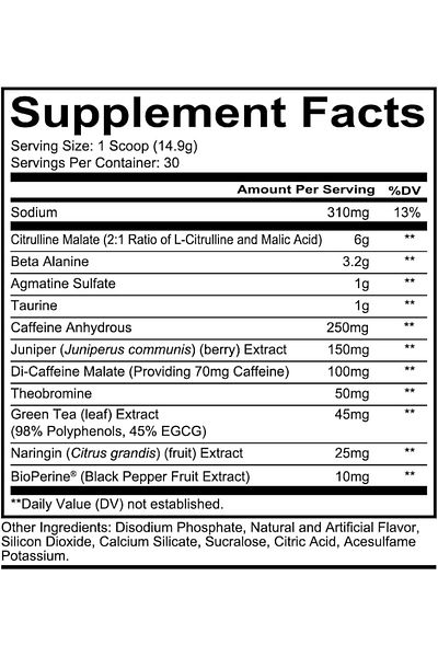REDCON1 Total War Pre-Workout Rainbow candy 30 Servings
