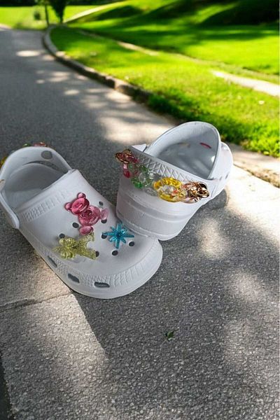 ÇEÇEN HOME Comfortable Sole High Scale Jelly Bean Detailed Children's Slippers Cross Sandals Sabo