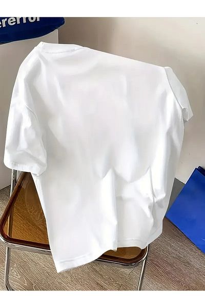 PAVRO Oversize Unisex Basic T-Shirt Comfortable Stylish Daily Use Broklynprinted