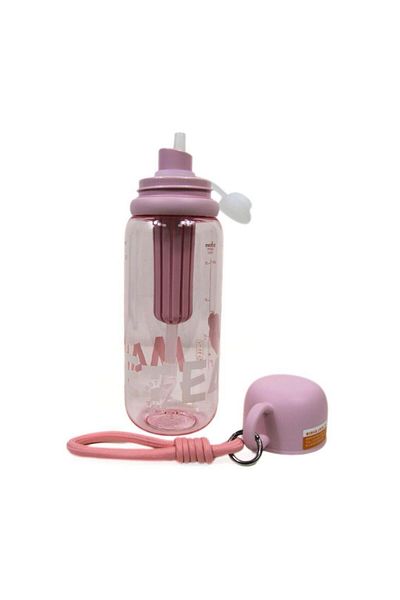 Shotay Cup Cover Water Bottle Tritan Pink 800ml
