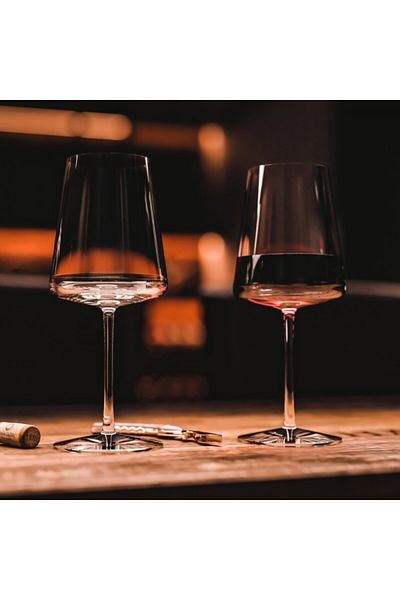 Stölzle Lausitz Set of 6 crystal glass glasses for red wine, Stölzle Power, 520 ml
