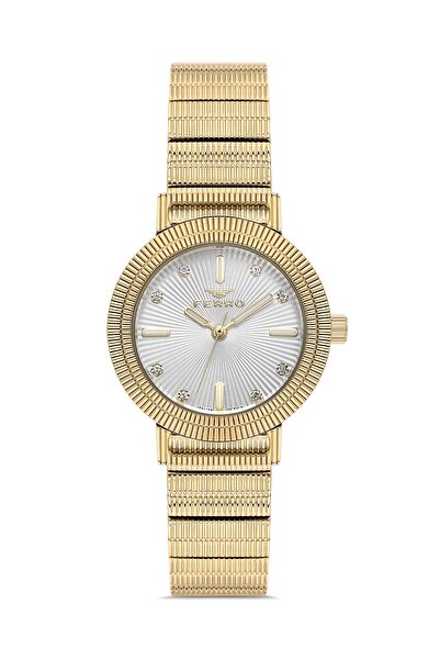 FERRO Yellow Steel Cord Women Wrist Watch Fl40149A-B 3Atm Waterproof 2 Year G...