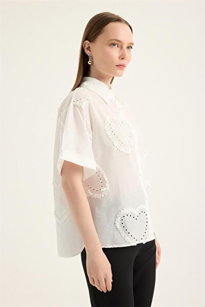 HomeStore Fisto Nakışlı Gömlek