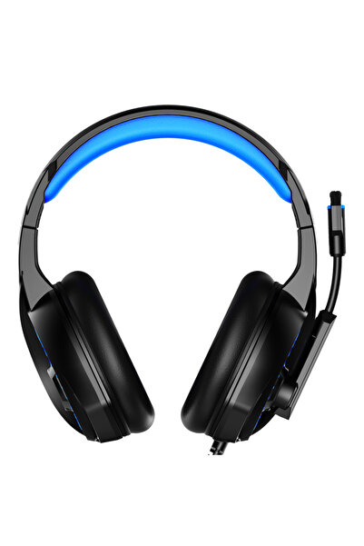 Datazone Gaming Headset (Black-Blue) Blue Light G2100
