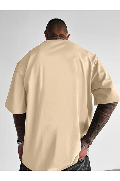 PAVRO Oversize Unisex Basic T-Shirt Comfortable Stylish Daily Use Pavro Printed