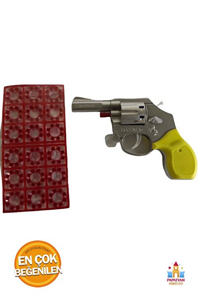 PapatyamPartiEvi Pat Pat Tabanca - 8 Patlar ve Gerçekçi Ses Efektleri ile Eğlenceli Oyun Deneyimi