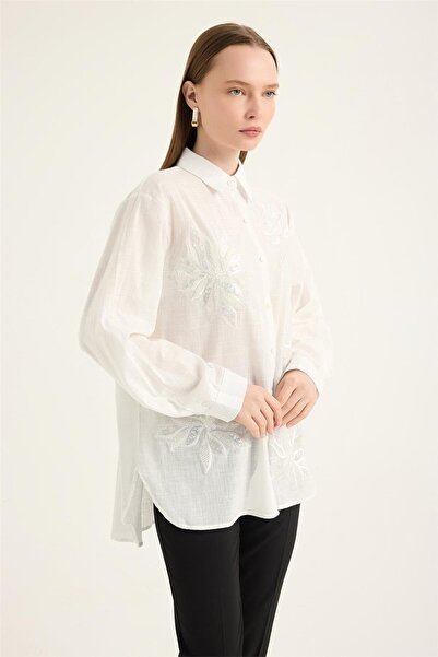 HomeStore Kırma Boncuklu Gömlek