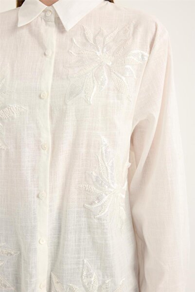 HomeStore Kırma Boncuklu Gömlek