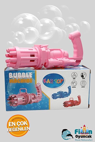 PapatyamPartiEvi Pilli Bubble Machine Köpük Makinesi Tabancası | 50 ml Balonc...
