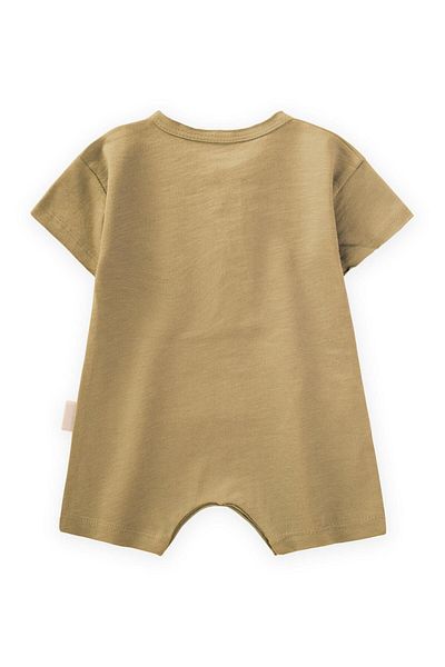 Cigit Kangaroo Pocket Dirty Stitched Jumpsuit 0-3 Years Sundres