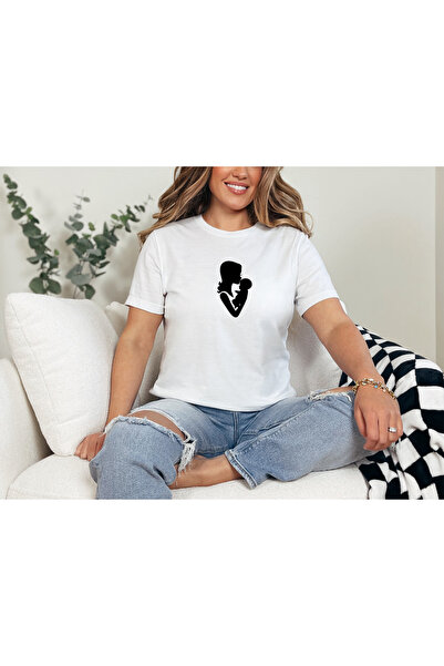 GHAND تي شيرت عيد الأم ذو المقاس العادي للجنسين