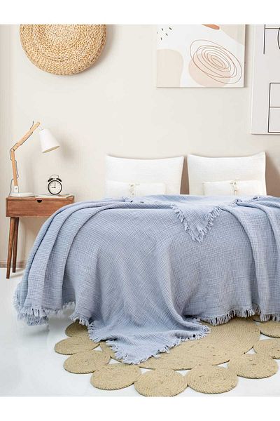 Befera Design 4 Layer Muslin 100% Cotton Double Pique Bedspread 200X220