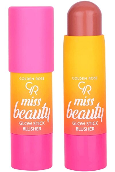 Golden Rose Miss Beauty Glow Stick Blusher 02 Dusty Rose Stik Allık 6 G
