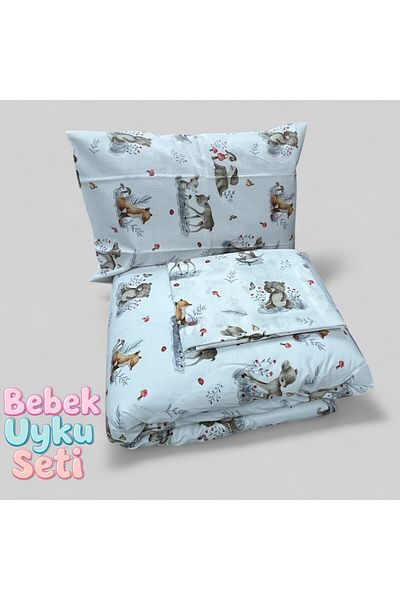 Guloglu Home Ceylan 5 Piece 100% Cotton Baby Sleeping Set