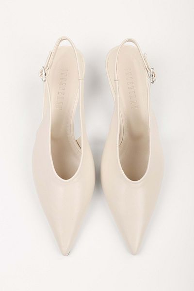 Shoeberry Damen Luna Ecru Skin Stiletto