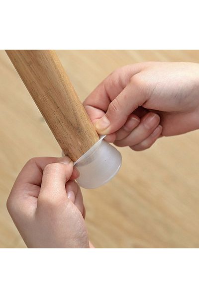 MR RZN STORE 30 Pieces Table Chair Furniture Leg Protector Silicone Case - Noise Absorbing Hardwood Protector Silicone
