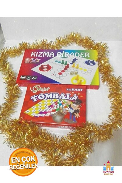 PapatyamPartiEvi مجموعة ألعاب السنة الجديدة الفائقة المكونة من قطعتين بينجو و...