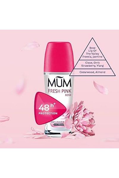 MUM Mum Pink Deodorant, Rose Scent, 75 ml