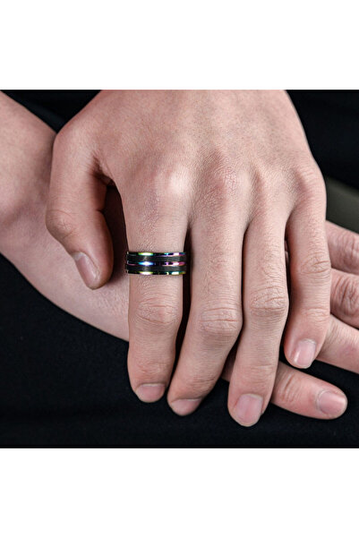 SIC MODA Rainbow Ring Titanium SIC MODA 4021