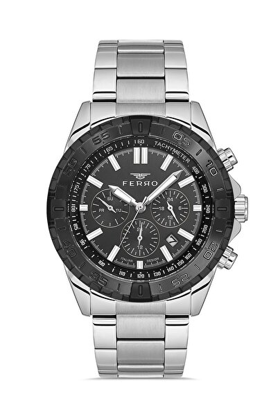 FERRO Silver Steel Band Men's Wrist Watch Fm11541Awt-J2