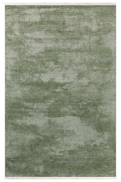 Efor Halı Elmina Yeşil Halı Yumuşak Oturma Odası Salon Çocuk Odası Mutfak Hal...