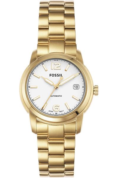 Fossil Heritage Automatic White Dial Unisex Watch ME3226