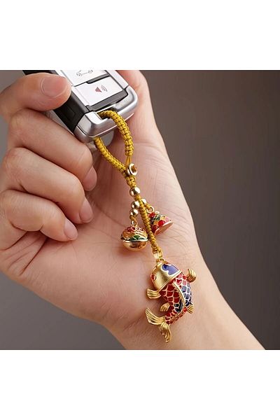 Minnoş Dükkan Koi Fish Luck Keychain