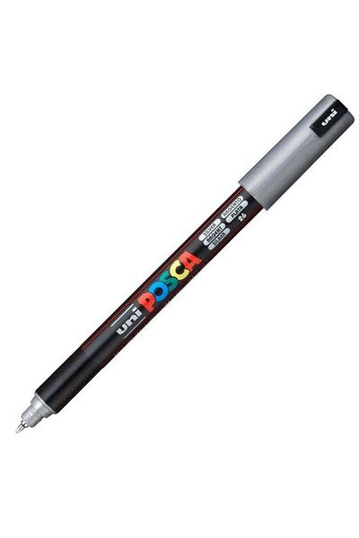 UNİ-BALL Poster Marker Posca Pc-1Mr 07 Silver 6 Pack
