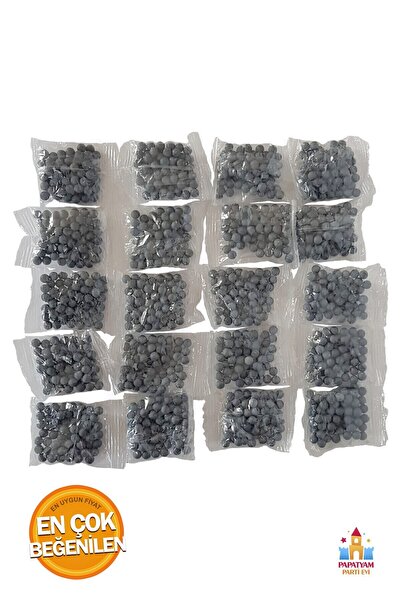 PapatyamPartiEvi Yerli Üretim Boncuk Mermili Tabanca Tüfeği - 50 Paket Mermi ...