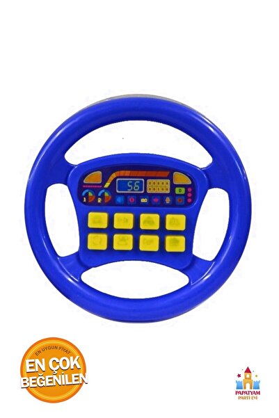 PapatyamPartiEvi Pilli Direksiyon Seti - Pratik ve Eğlenceli Sürüş Deneyimi i...