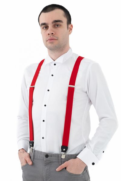 ELROZO Men's Leather Detailed Trouser Hanger
