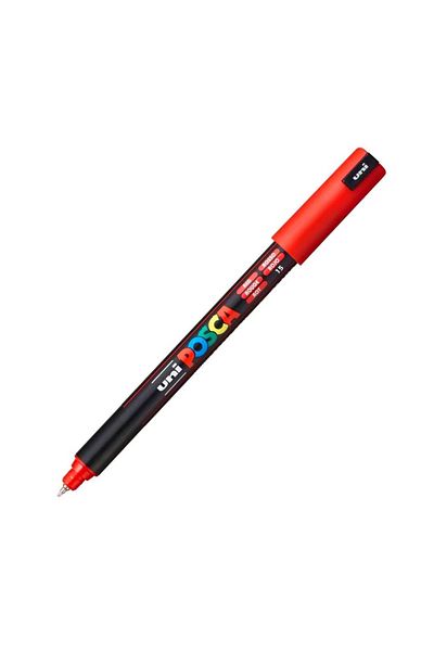 UNİ-BALL Poster Marker Posca Pc-1Mr 07 Red 6 Pack