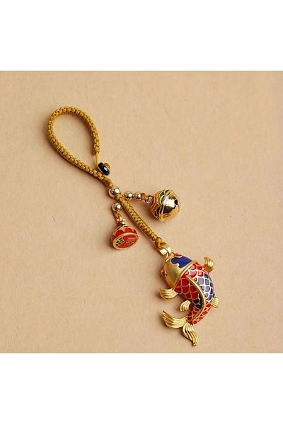 Minnoş Dükkan Koi Fish Luck Keychain