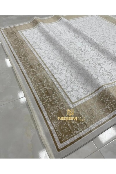 DİLEK HALI EMPERA HALI MERLOT 5301 PRESENT DOĞAL İPLİK BAMBU DOKUMA MAKİNE HALIMIZ.