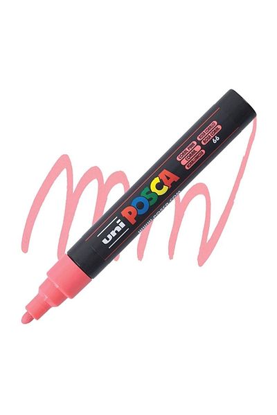 UNİ-BALL POSTER MARKER POSCA PC-5M 1.8-2.5 CORAL PINK 6 PACK