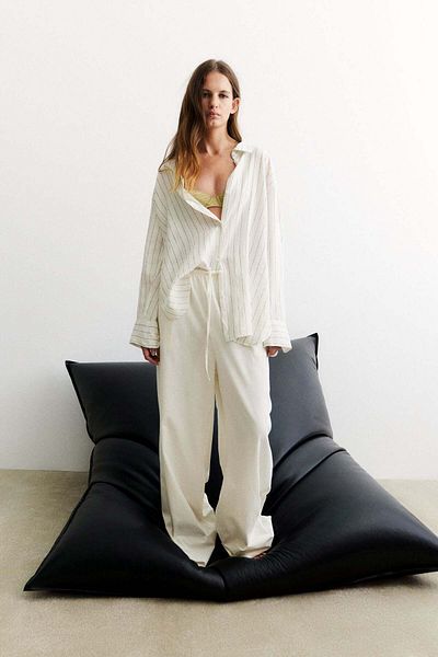 H&M Linen-blend shirt