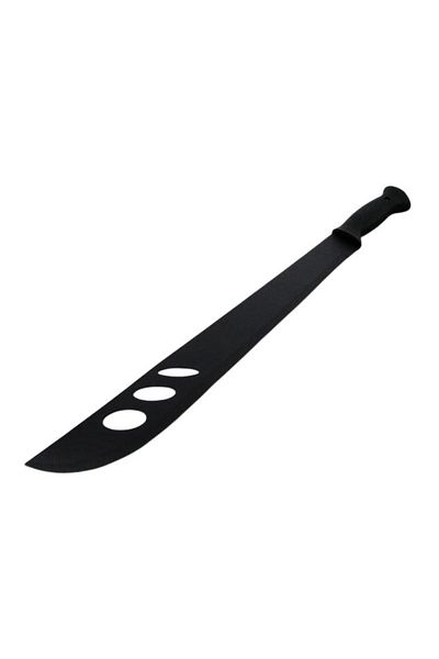 Depox Maceta de vanatoare IdeallStore®, Survival Instinct, 58 cm, otel inoxidabil, negru, teaca inclusa