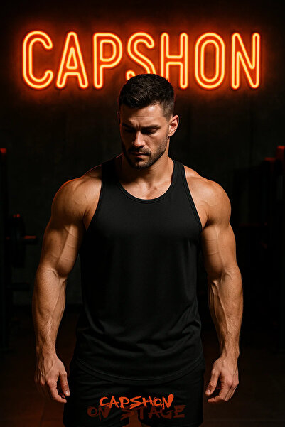 Capshon Men's Dry Fit Y-Back Gym Fitness Athlete Tank Top Premium Fabric