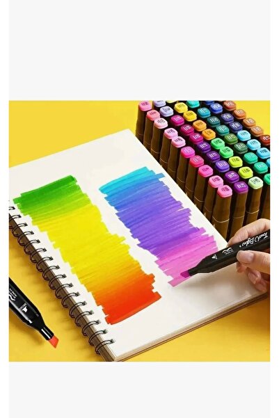 SYN AKSESUAR 6 Adet Çift Taraflı Touch Marker Kalem Seti-6 Farklı Profesyonel Renk