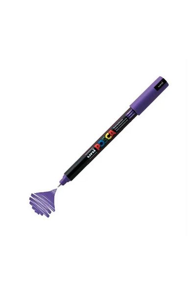 UNİ-BALL Poster Marker Posca Pc-1Mr 07 Purple 6 Pack