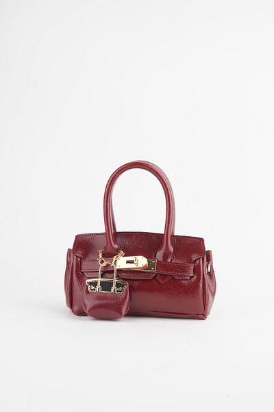 Vivaq Women's Case Claret Red Charm Gift Design Flip Lock Closure Handbag and Shoulder Bag