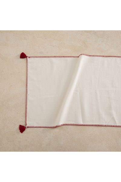 Mudo Home ORADEA Claret Red Runner - 45x145 Tasseled