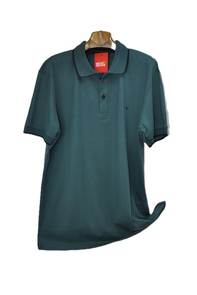 elma abone Ανδρικό μπλουζάκι Super Battal Slim Fit από βαμβακερό χτενισμένο βαμβάκι