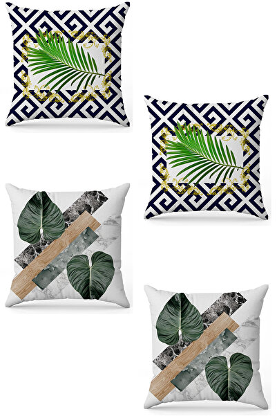 stellahomes Zel Design Double Sided Digital Printing 4-Piece Throw Pillow Cover